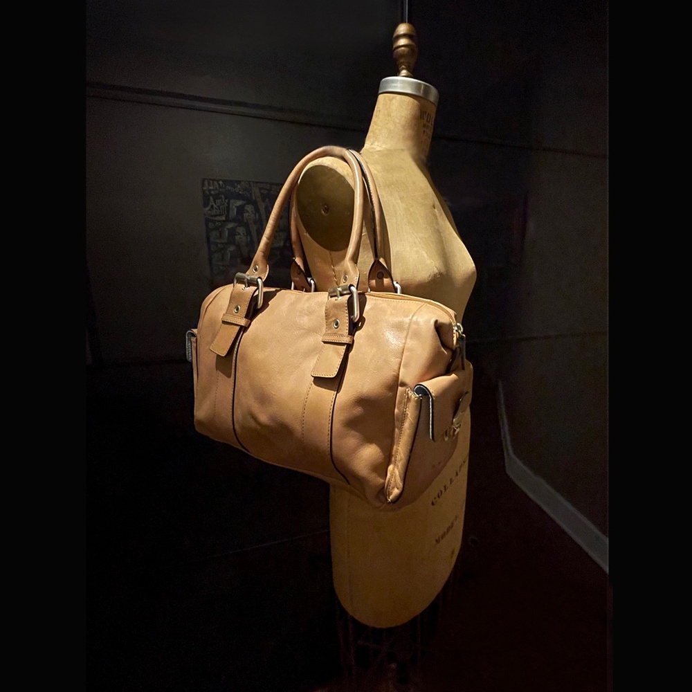 HYPE Leather Satchel Handbag